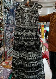 Black Sequin Embellished Dress