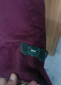Embroidery kurti set with dupatta