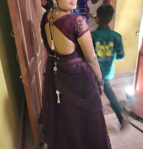 Purple Designer Lehenga