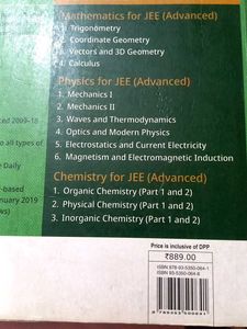 JEE Advanced Mathematics Books (Set of 3)