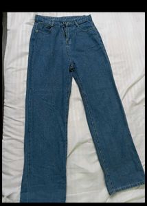 Wide Leg Denim Jeans