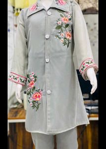 Cute Embroidered Co-ord Set
