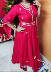 Red Gown For Party Wear
