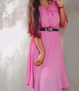 Beautiful Pink Midi