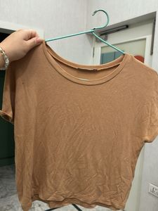 Caramel Brown Basic Tee