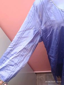 4xl Lavender Festive  Striped Kurta