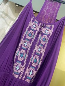 Purple Casual Dress