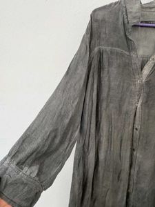 Gray Oversized Shirt