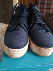 High heels canvas shoes 7&#34;