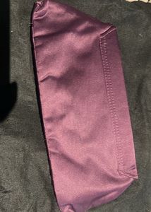 Elegant Purple Feathered Clutch