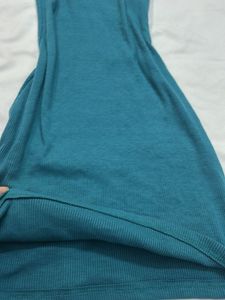 Teal Slip Dress