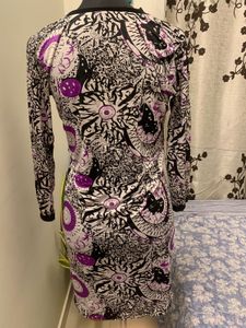 Patterned Casual Dress