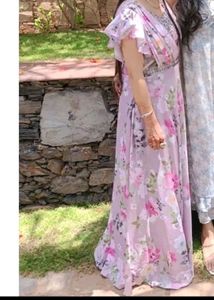 Handwork Floral Gown