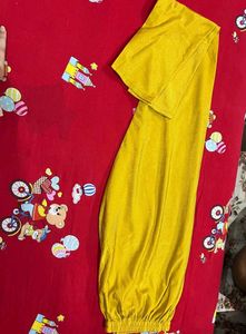 Beautiful Yellow Anarkali Dress
