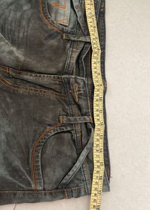 Men Denim Cargo Look Olive Colour