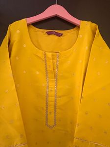 Yellow Dress Material
