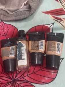 Selling four combo pack of Maybelline Fit Me foun