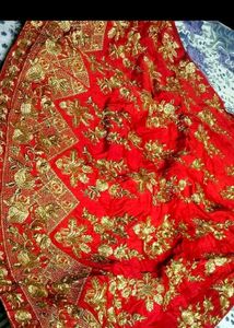 Red Embroidered ethnic gowns