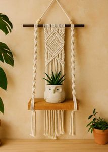 Macrame Hanging Shelf