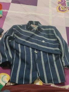 Boys Formal Striped Suit