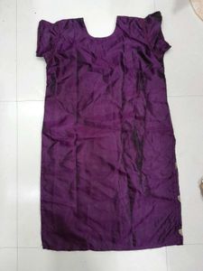 Purple Embellished Tunic Top
