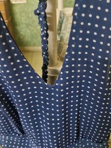 Atmosphere Blue Polka Dot Dress UK 8