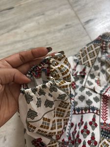 Patterned Mini Dress