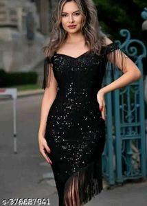 Sparkly Black Party Dress