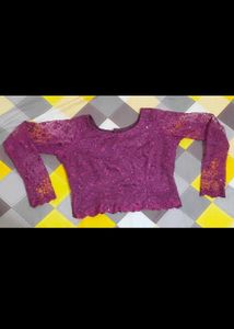 Grand Purple Lehenga Choli.