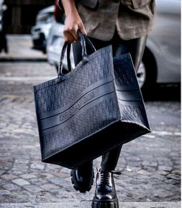Black Christian Dior Tote Bag