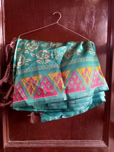 Multicolor Silk Saree