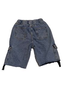 Y2k Star Printed Denim Jeans Shorts (Jorts)