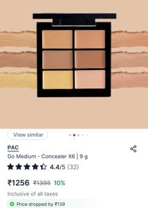 PAC Concealer Palette - Go Medium (Shade)