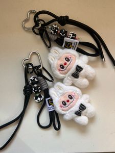 Labubu White Plushie 🖤