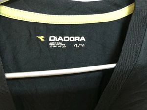 Diadora Black Long Sleeve T Shirt