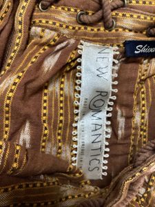 Boho Brown Patterned Shorts