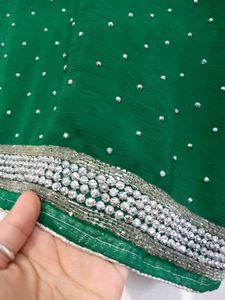 Heavy Stonework Saree
