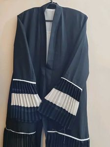 2 Peice Elegant Black BHURQA / ABHAYA /ETHINIC GOW