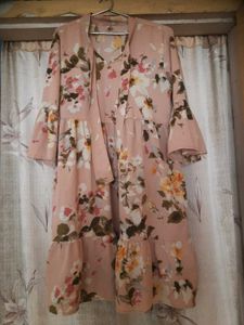 Floral Print Dress M size