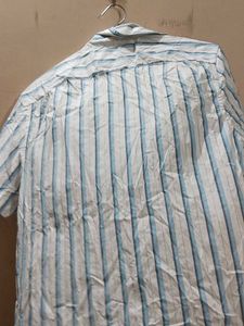Striped Short Sleeve Button Down