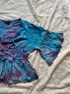 Tie Dye Blouse Top