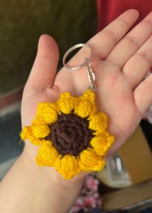 Sunflower Keychain