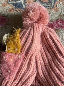 Pink Pom Knit