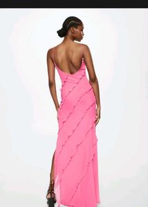 Pink Long Dress🌸
