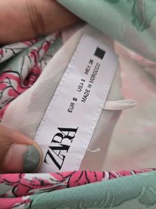 ZARA Floral Print Camisole Dress