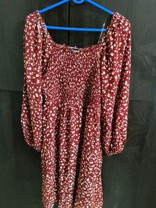 Floral Print Mini Dress