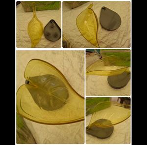 Vintage Yellow Leaf Dish