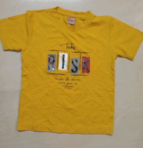 Yellow Tshirt For Kids