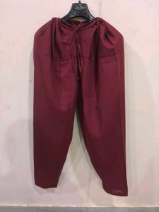 See through maroon georgette Suit
