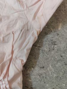 Pink y2k belt detail shirt